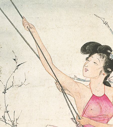 延边-胡也佛的仕女画和最知名的金瓶梅秘戏图
